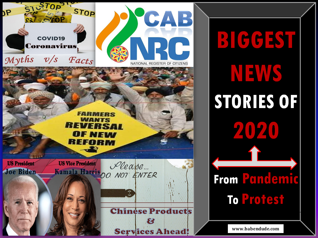 Top News Stories Of 2020 RoundUp From Pandemic To Protest